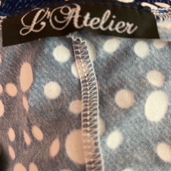 L’Atelier navy & white Polka dot dress - Picture 6 of 7